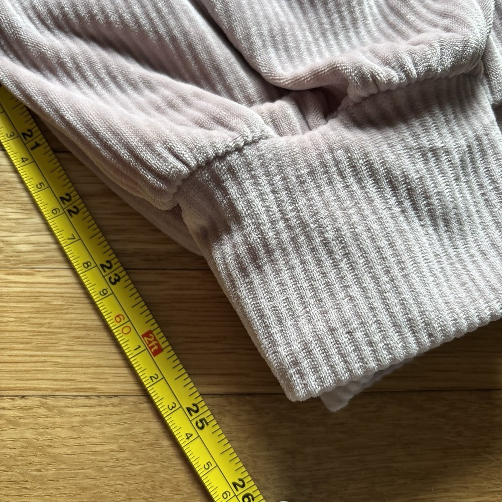 Victoria's Secret On Point Tracksuit Jogger‎ Pants XS Velour Ribbed Cozy Lounge - Picture 8 of 9